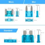 Kit surtido de fusibles de cuchilla para automóviles de tamaño pequeño y mediano, 300pcs Zinc Sheets - Imagen 4