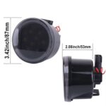 2 luces LED amarillas con forma de flor de ciruelo para Wrangler, luces intermitentes para parrilla modificada del automóvil, Without Aperture - Imagen 6