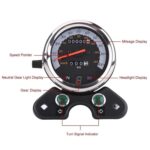 Odómetro retro para motocicleta Honda CG125 / Suzuki GN125 - Imagen 3