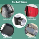 Parche de reparación impermeable para sofás de cuero, ideal para cojines de asientos de vehículos eléctricos., 1000 x 10cm - Imagen 7