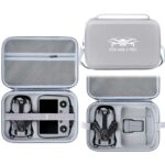 For DJI Mini 5 Pro & RC 2 PU Storage Bag Shoulder Carrying Bag, PU Shoulder Bag