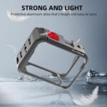 For Insta360 Ace Pro / Ace Pro 2 Flymile Rabbit Cage Metal Protective Frame Extension Action Camera Accessories, For Insta360 Ace Pro / Ace Pro 2 - Imagen 3