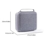 For DJI Mini 5 Pro & RC-N3 Remote Control Nylon Storage Bag Portable Handbag, With Shoulder Strap Black - Imagen 3
