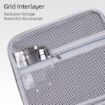 For DJI Mini 5 Pro & RC-N3 Remote Control Nylon Storage Bag Portable Handbag, With Shoulder Strap Gray - Imagen 7