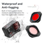 For Insta360 Ace Pro 2 aMagisn Dive Filter Underwater Waterproof Camera Lens Protector - Imagen 4