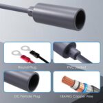 Convertidor de potencia de 12V/24V a 48V con conector hembra DC5521, 1.5A - Imagen 4