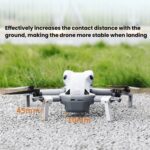 For DJI Mini 5 Pro 1pair Drone Height-Extending Landing Gear Foldable Non-Detachable Protective Bracket - Imagen 4
