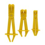 Juego de 3 alicates de plástico para cortar tuberías de combustible para reparación de automóviles., Yellow Elbow