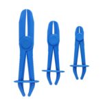 Juego de 3 alicates de plástico para cortar tuberías de combustible para reparación de automóviles., Blue Straight
