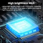 Luz estroboscópica M3 para motocicleta, bicicleta y dron, resistente al agua, con control remoto inalámbrico y función anti-acoso., 2 Lights + Remote Control - Imagen 6