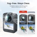 Para DJI Osmo 360 aMagisn Protector de lente antivaho con clip HD - Imagen 3