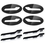 Película protectora para automóviles, For Tesla Model 3 8pcs Door Bowl With Handle