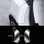 Película protectora antiarañazos para el interior de la puerta trasera, For Tesla Model Y Transparency