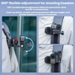 Soporte para cámara con correa de hombro para mochila DJI/GoPro/Insta360, Regular - Imagen 5