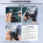 Soporte para cámara con correa de hombro para mochila DJI/GoPro/Insta360, Regular - Imagen 9