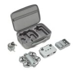 Estuche rígido de transporte y bandolera moldeada a medida para DJI Neo 2 Fly More Combo, Fly More Combo Gray - Imagen 3