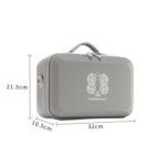 Estuche rígido de transporte y bandolera moldeada a medida para DJI Neo 2 Fly More Combo, Fly More Combo Gray - Imagen 9