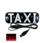 Luz indicadora de taxi para techo de vehículos con interruptor, USB Port