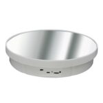 Espejo multiusos con disco giratorio eléctrico, alimentado por batería o USB. Soporte para exhibición en vivo de fotografía., 32cm