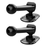 2 bases adhesivas para teléfono móvil con forma de caracol y giro de 360 ​​grados, Snail-Shaped Phone Mount Base