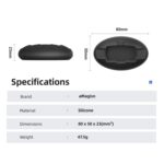 Soporte de montaje de silicona aMagisn para Insta360 X4 Air/X3, ideal para salpicadero de coche y escritorio., With Double-sided Tape - Imagen 12