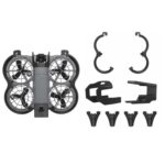 Kit de protectores de hélices para dron DJI Neo 2: anillos anticolisión y accesorios de seguridad duraderos., Support Video Add-Ons Black
