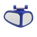 Espejo retrovisor gran angular ajustable de 360 ​​grados para asistencia de punto ciego en automóviles, Blue Left