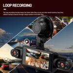 Cámara de salpicadero para coche de 3 pulgadas y 1080P con cuatro lentes: cámaras interiores izquierda, derecha y trasera de 480P - Imagen 5