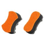 Productos de limpieza para lavado de autos con esponja de alta densidad de tres capas, color aleatorio., Waist-shaped - Imagen 2
