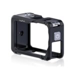 Jaula metálica de doble apertura para DJI Osmo Action 6 Joyshot, marco protector de aluminio con orificios para tornillos de 1/4 de pulgada y soporte para zapata fría., Dual-Open Cage