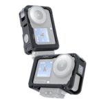Jaula metálica de doble apertura para DJI Osmo Action 6 Joyshot, marco protector de aluminio con orificios para tornillos de 1/4 de pulgada y soporte para zapata fría., Dual-Open Cage - Imagen 2