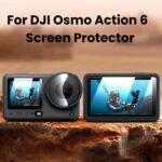 Kit de protector de pantalla de vidrio templado HD transparente para DJI Osmo Action 6, 1-Pack - Imagen 2