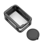 Jaula de aleación de aluminio expandible con marco protector y tapa de lente de silicona para DJI Osmo Action 6, Alloy Cage