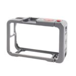 Jaula de extensión metálica protectora con soporte para zapata fría para DJI Osmo Action 6, Gray Cage