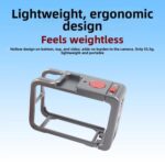Jaula de extensión metálica protectora con soporte para zapata fría para DJI Osmo Action 6, Gray Cage - Imagen 3