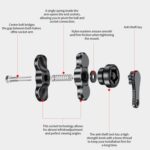 Brazo de sujeción metálico J5 con varilla de conexión antirrobo para elevar el soporte del teléfono y accesorio de extensión de altura - Imagen 4