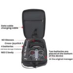 Bolsa organizadora de doble hombro rígida para kit de vuelo suave físico DJI Neo 2 BKano, Shoulder Bag(Dark Gray) - Imagen 3