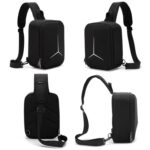 Bolsa organizadora mini para el pecho para DJI Neo 2 BKano Outdoor Portable Hard Shell Smooth Fly Kit, Chest Bag(Black) - Imagen 2