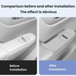 Almohadilla protectora antideslizante de silicona para el panel elevalunas del Leapmotor B10 con volante a la izquierda - Imagen 4