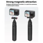 Trípode magnético de liberación rápida para selfies, compatible con DJI Osmo Action 5 Pro, 4 y 3, con rotación de 360 ​​grados., for DJI Osmo Action 5 Pro, 4, 3 - Imagen 3