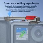 Kit de marco protector Flymile Extended Cage para DJI Osmo Action 6, AC6017 Silver - Imagen 4