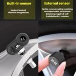 Monitor de presión de neumáticos inalámbrico para coche con alimentación solar, Internal - Imagen 3