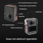 Jaula metálica protectora extendida para cámara panorámica DJI Osmo 360 PGYTECH - Imagen 3