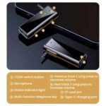 Adaptador de audio/transmisor Bluetooth AUX para audio de coche, C22 - Imagen 3