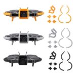Kit de protección contra impactos para el fuselaje del DJI Neo 2 CQT (9 piezas/set): parachoques, cubierta protectora y soporte plegable., 9pcs /Set - Imagen 2