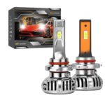 Faros LED para automóviles, 50 W, 5000 lúmenes, resistentes al agua (IP68), paquete de 2 unidades., A6 9006