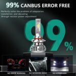 Faros LED para automóviles, 50 W, 5000 lúmenes, resistentes al agua (IP68), paquete de 2 unidades., A6 9006 - Imagen 2