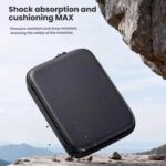 Funda de transporte para DJI Osmo Action 6 Adventure Combo, bolsa de almacenamiento de EVA+PU con absorción de impactos, Shoulder Strap Black - Imagen 6