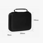 Funda de transporte para DJI Osmo Action 6 Adventure Combo, bolsa de almacenamiento de EVA+PU con absorción de impactos, Shoulder Strap Black - Imagen 8