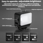 Luz magnética para selfies Flymile para DJI Osmo Action 6 / Osmo Nano, For DJI Osmo Aciton 6 / Osmo Nano - Imagen 3